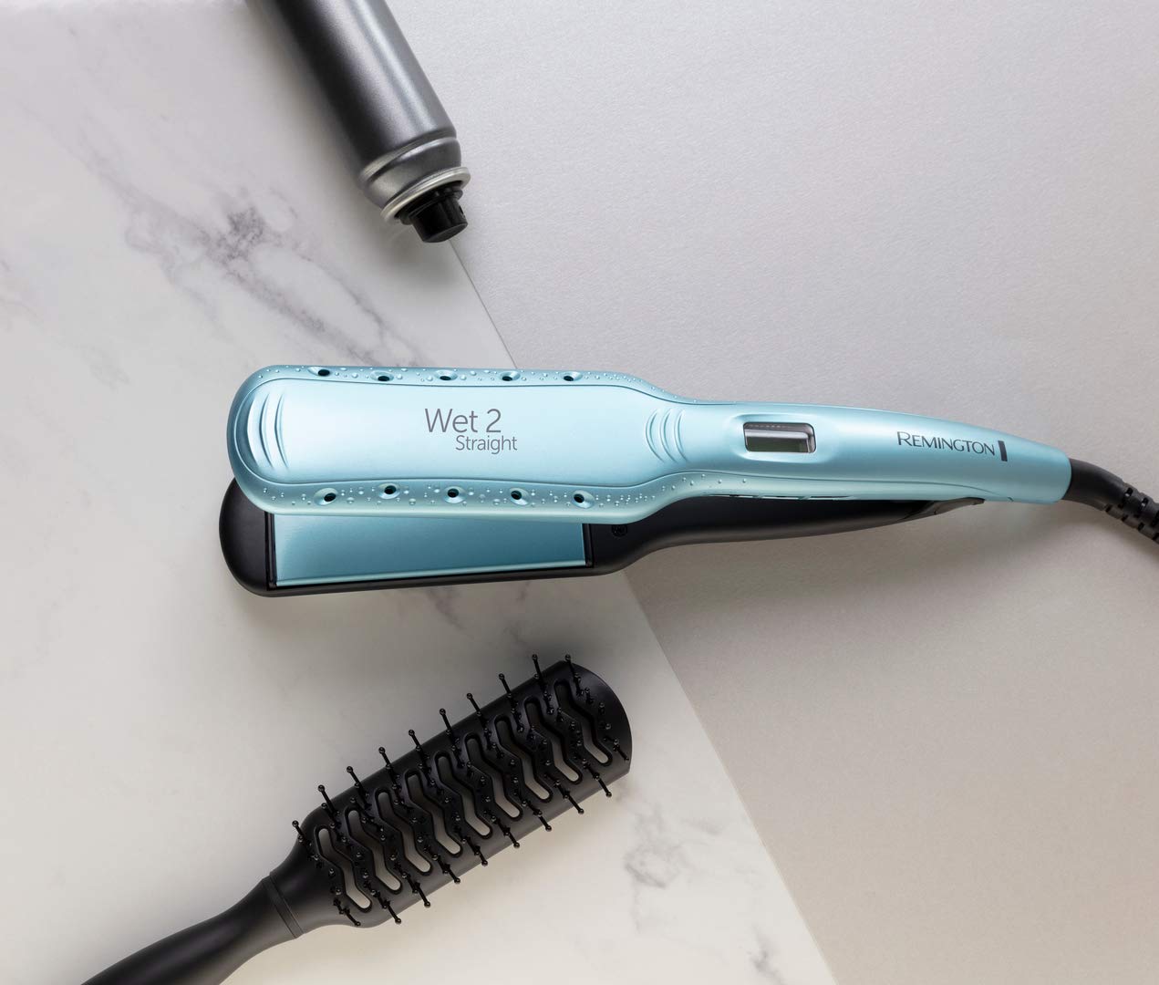 Remington Wet2Straight Wide Plate Hair Straightener S7350 - Image 3