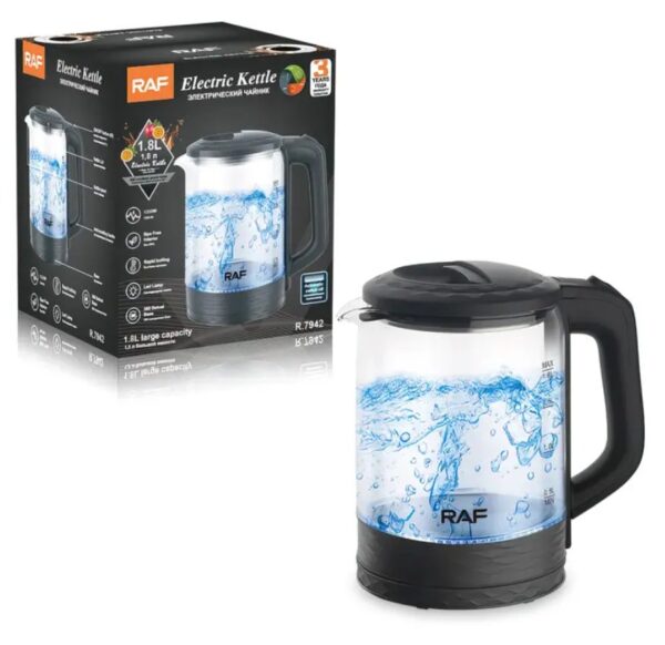 R.7942 / RAF Glass Kettle 1.8L