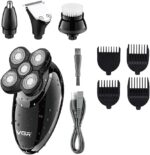 VGR V-302 / Fully Washable rotary  Shaver Ver 4 in 1
