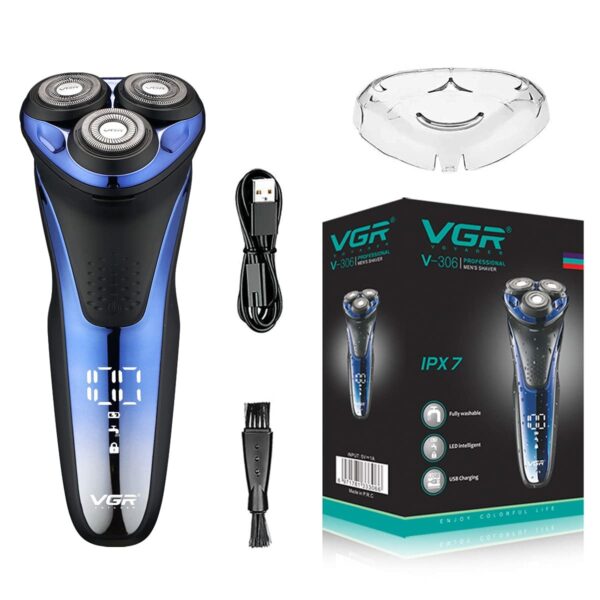 VGR V-306 / Wet & Dry Rotary Shaver - Image 4