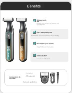VGR V-360 / Full Body Washable Blade shaver - Image 2