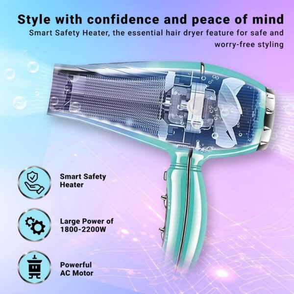 VGR V-455 / Hair dryer 2400watt AC Motor - Image 4