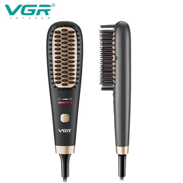 VGR V-568 / Ionic Hair Straightener Brush - Image 2