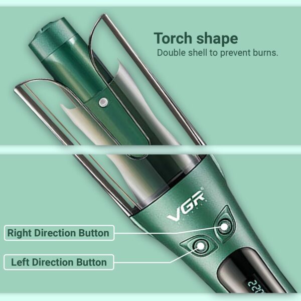 VGR V-583 / Professional Automatic Hair Curler - Image 4