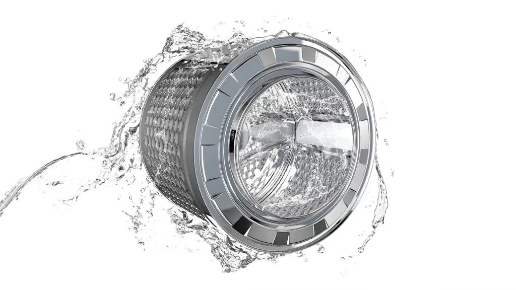 TCL Washing Machine P610 FLG BLDC Motor , chrome Knob , Grey ,Inverter - Image 3