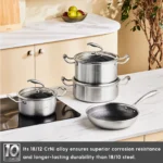 KARACA 5 PLY 7 PCR CASSEROLE SET
