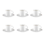 KARACA VOLGA 6-PERSON 80 ML COFFEE, WHITE - Image 5