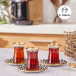 KARACA BLACK GOLD 6-PIECE TEA SET, MULTICOLOR - Image 4