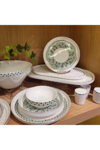 KARACA STREAMLINE LIBERTE 59 PIECE SET, GREEN