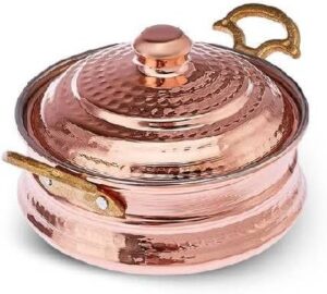 KARACA AHLAT COPPER MINI POT, 10 CM, COPPER - Image 3