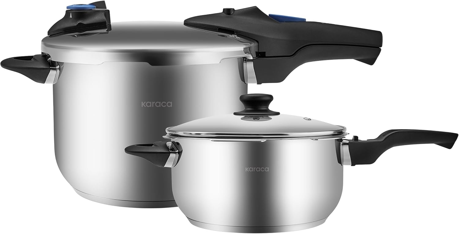 KARACA ASTRID 4+6 LITER WHISTLING POT, BLACK - Image 3