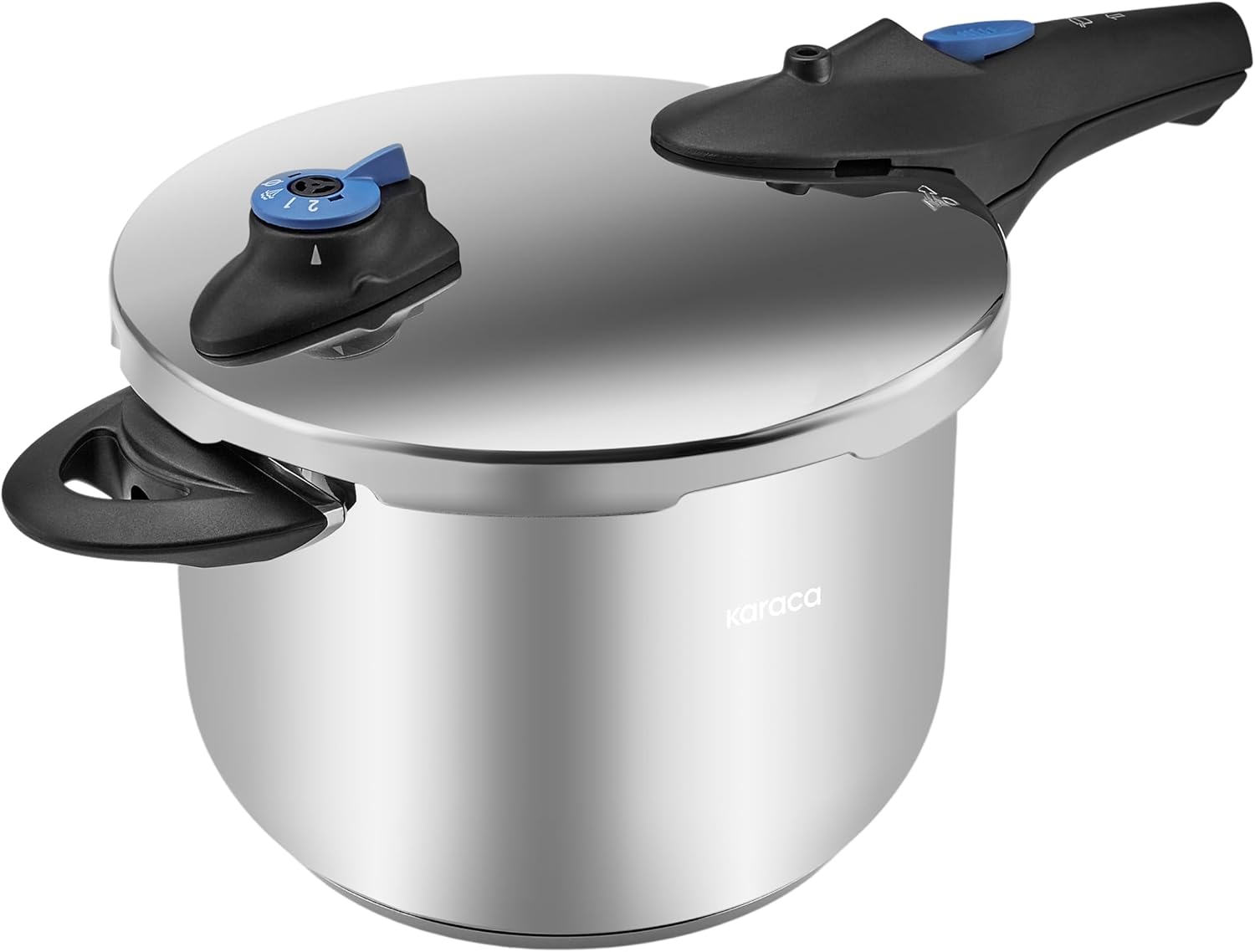 KARACA ASTRID 4+6 LITER WHISTLING POT, BLACK - Image 4