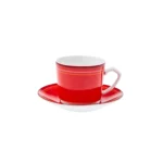 KARACA CHECKERED 2-PERSON COFFEE CUP, RED - Image 4