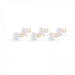 KARACA OYA 6 PIECE COFFEE CUP SET 75 ML - Image 6