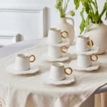 KARACA OYA 6 PIECE COFFEE CUP SET 75 ML - Image 7