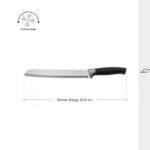 KARACA HELIOS BREAD KNIFE, BLACK - Image 2