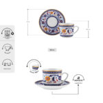 KARACA IHLAMUR 80 CC COFFEE CUP SET OF 2 - Image 5