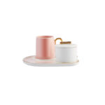 KARACA JULES COFFEE CUP SET  80 ML 2-PIECE SET, PINK - Image 4