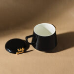 KARACA 50TH YEAR COLLECTION 370 ML BLACK MUG WITH LID - Image 8
