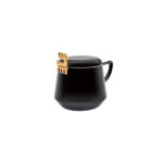 KARACA 50TH YEAR COLLECTION 370 ML BLACK MUG WITH LID - Image 3