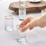 KARACA DERIN 6 PCS COFFEE SIDE GLASS SET GOLD - Image 3