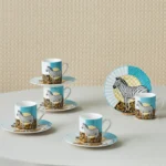 KARACA ANIMAL 90 ML COFFEE CUP SET OF 6