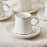 KARACA VOLGA 6-PERSON 80 ML COFFEE, WHITE - Image 3