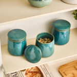 KARACA LOLA 3-PIECE SPICE SET, GREEN