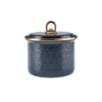 KARACA CRYSTAL ENAMEL SMALL SIZE, ANTHRACITE