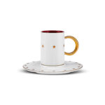 KARACA CUMHURIYET YUZYILI CUMHUR ESPRESSO COFFEE SET OF 2 - Image 4
