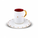 KARACA CUMHURIYET YUZYILI CUMHUR ESPRESSO COFFEE SET OF 2 - Image 5
