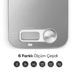 KARACA GASTRO SCALE SELF-POWER KITCHEN SCALE, INOX - Image 8