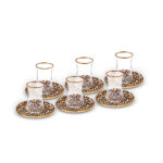 KARACA LA??N 18 PCS TURKISH TEA GLASS SET FOR 6 - Image 7
