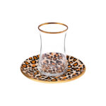 KARACA LA??N 18 PCS TURKISH TEA GLASS SET FOR 6 - Image 5