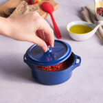 KARACA BIODIAMOND CANDY BLUE 12 CM CAST POT - Image 3