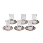 KARACA LOOP 12 PIECES TEA SET FOR 6 PERSONEN - Image 2