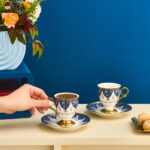 KARACA MERVE 2-PERSON 100 ML COFFEE, BLUE - Image 3