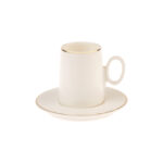 KARACA SNOW 6-PERSON COFFEE CUP, WHITE - Image 6
