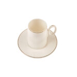 KARACA SNOW 6-PERSON COFFEE CUP, WHITE - Image 7