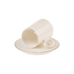 KARACA SNOW 6-PERSON COFFEE CUP, WHITE - Image 9