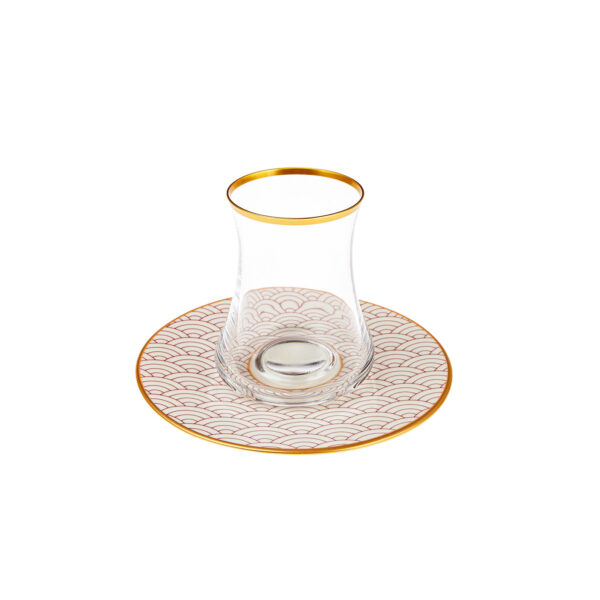 KARACA UNICEF RAHMI KO? TEA SET FOR 6 PERSON