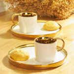 KARACA LEV?N 2-PERSON COFFEE CUP, WHITE