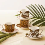 KARACA MADONNA 4-PERSON COFFEE, BROWN