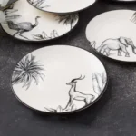 KARACA WILD NATURE 6 PIECE CAKE SET, WHITE - Image 8