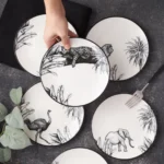 KARACA WILD NATURE 6 PIECE CAKE SET, WHITE - Image 11