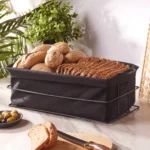 KARACA FONTE BLACK BREAD BASKET, BLACK