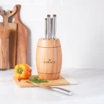KARACA HERNE 6 PIECE KNIFE SET, WOOD