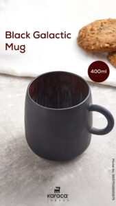 KARACA GALACTIC MUG, BLACK - Image 5