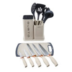 KARACA GUSTO CREAM 12 PCS BIÇAK SERVİS KESME TAHSTONEI SET - Image 2