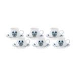 KARACA BURSA 6-PERSON 90 ML COFFEE, BLUE - Image 9